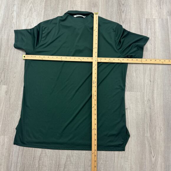 Nike Michigan State Spartans Polo Shirt Men's Extra Large XL Green Dri Fit MSU - Picture 6 of 7